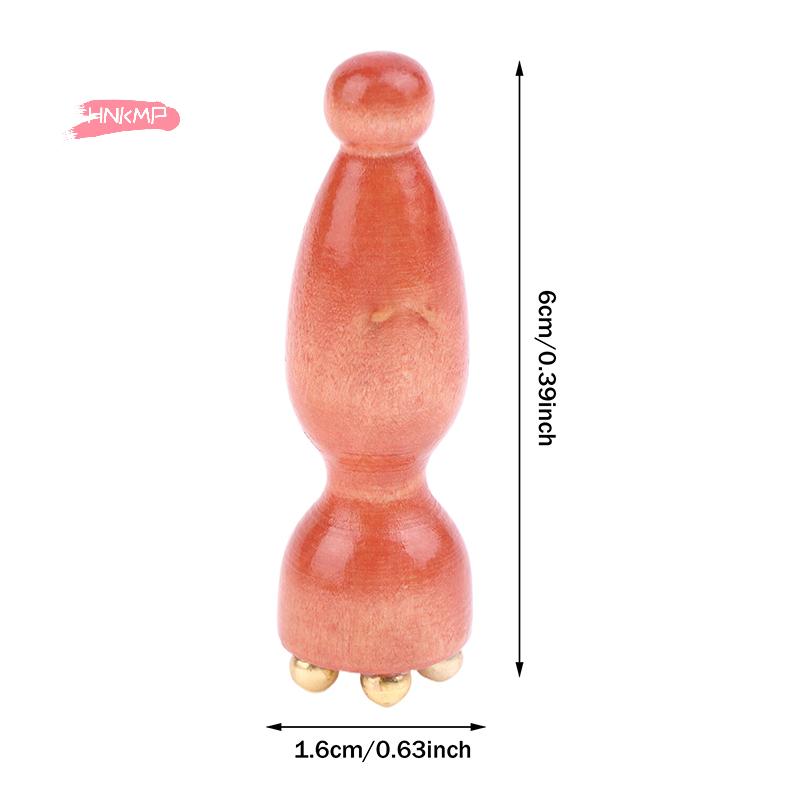 2Pcs Handheld Lotus Seedpod Professional GuaSha Tool Alloy Rosewood Facial Massage Eye Relaxation Spot Meridians Acupoint Care