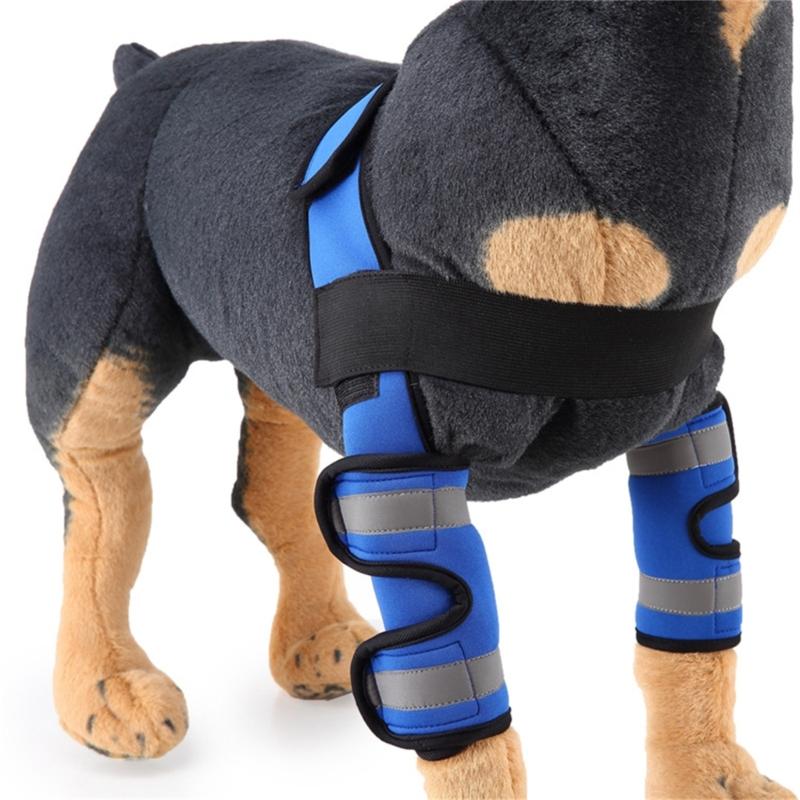 Dog Knee Guard Dog Elbow Sleeve Protector Dog Leg Brace Front Wrist Dog Knee Cover Anti Licking Wound Dog Recovery Leg C