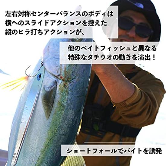 Azzurro Lungo II 190g Tateholo Silver GH Offshore Jig Hairtail Pattern Slow Jigging