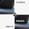 10pcs 3D aluminum speaker stereo speaker badge emblem Sticker for Toyota prado 120 fj150 land cruiser 80 Auto Cover CarStlyling