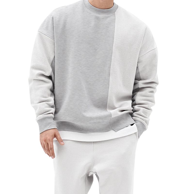 Korean Style Men s Plus Size Spring/Autumn Hoodie: Versatile Casual Fashion Pullover M серый