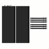 Washable Hose Insulation Sleeve 2Pcs Air Conditioning Exhaust Cover with 6 Straps, Reduce Heat & AC Pipe Shield Improve Cooling Efficiency,