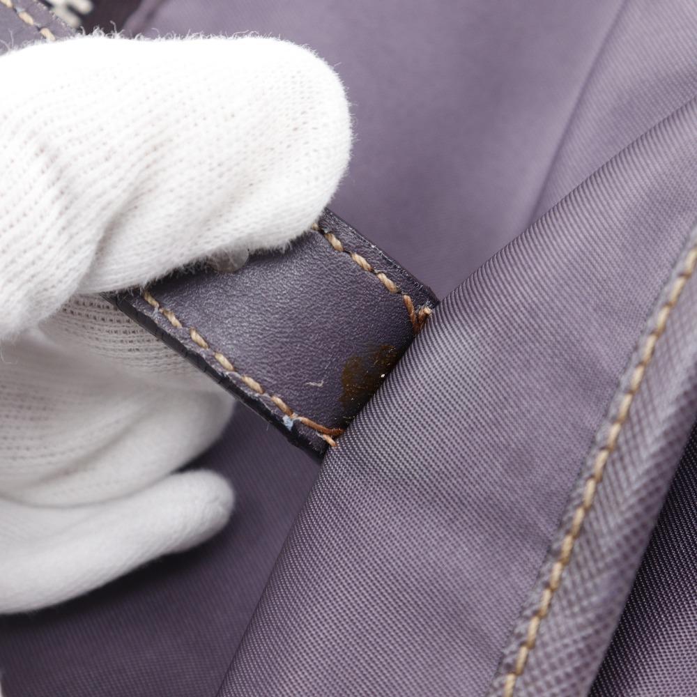 PRADA Shoulder Bag BT0687 MIRTILLO purple Nylon/leather Women Used