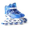 Verstellbare leuchtende Inlineskates mit leuchtenden Rollen für Kinder und Erwachsene für Mädchen und Jungen Männer und Frauen