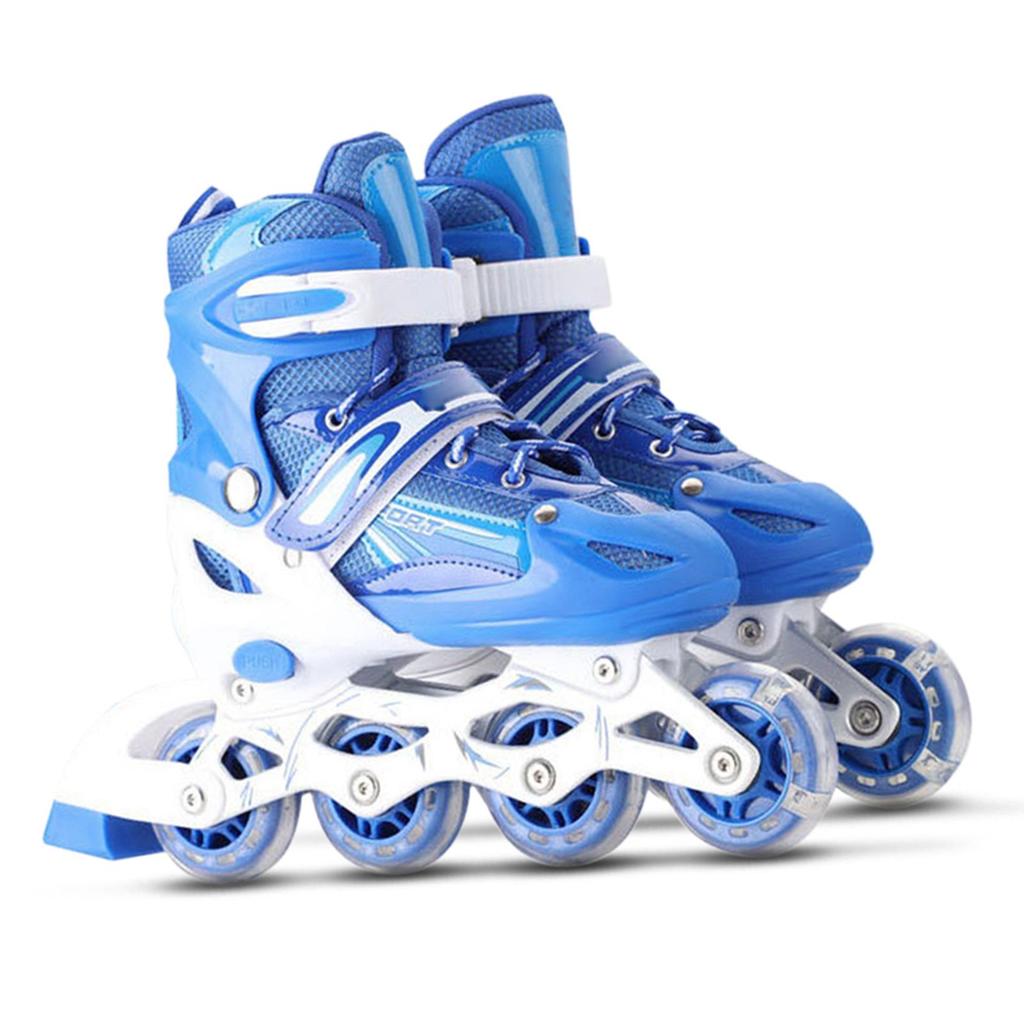 Ρυθμιζόμενα Φωτιζόμενα Πατίνια Inline με Φωτιζόμενες Ρόδες για Παιδιά και Ενήλικες για Κορίτσια και Αγόρια Άνδρες και Γυναίκες