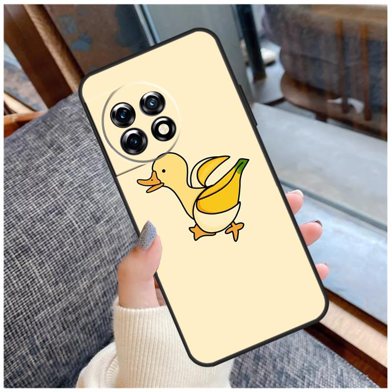 Memes Cartoon Funny Banana Case For OnePlus 13 15 13R 13T 12 12R 11 9 10 Pro 10T 8T Nord 5 CE 2 3 4 Lite N20 N30 Coque