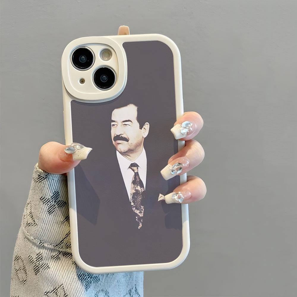 

Arabic Iraq Saddam Hussein Phone Case New 2025 Lambskin Silicone For IPhone 16 15 14 11 12 13 Pro Durable Max Mini X XR XS 8 Plu iPhone13 ProMax