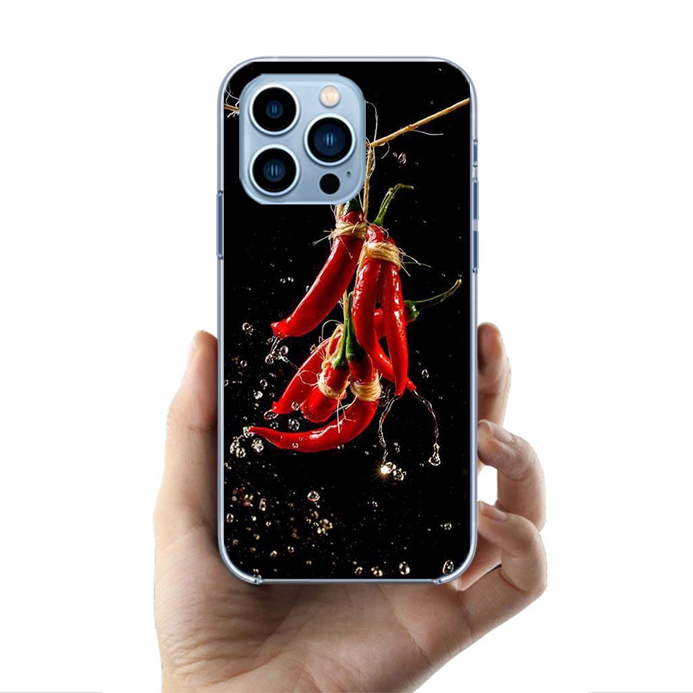 Taste The Flavor of Chili Peppers Cases Phone Case For Iphone 17E 16E 17 Air 16 Pro Max 15 Pro 14 Plus 11 13 12 Mini Cover Cases