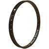 20 "BMX Bike Rim A Circle Double 36-Hole Action Street Knife Ring Black Rim