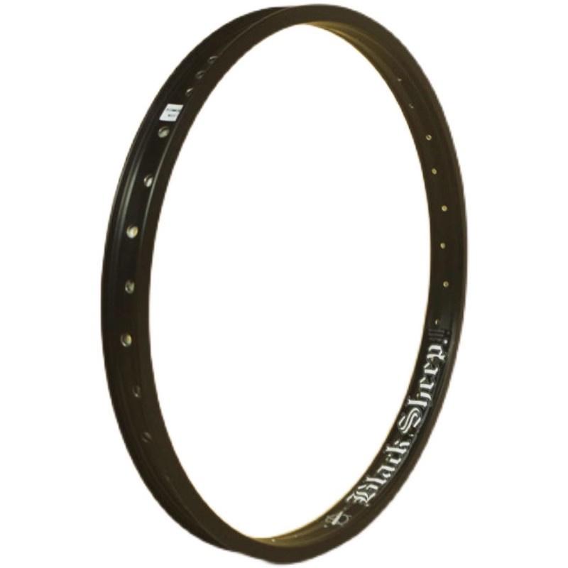 20 "BMX Bike Rim A Circle Double 36-Hole Action Street Knife Ring Black Rim