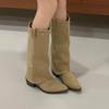Pointed Toe Women's High Boots Elegant High Heels Woman Shoes  Winter Knee High Boots New Pumps Party Fashion Mujer Botas