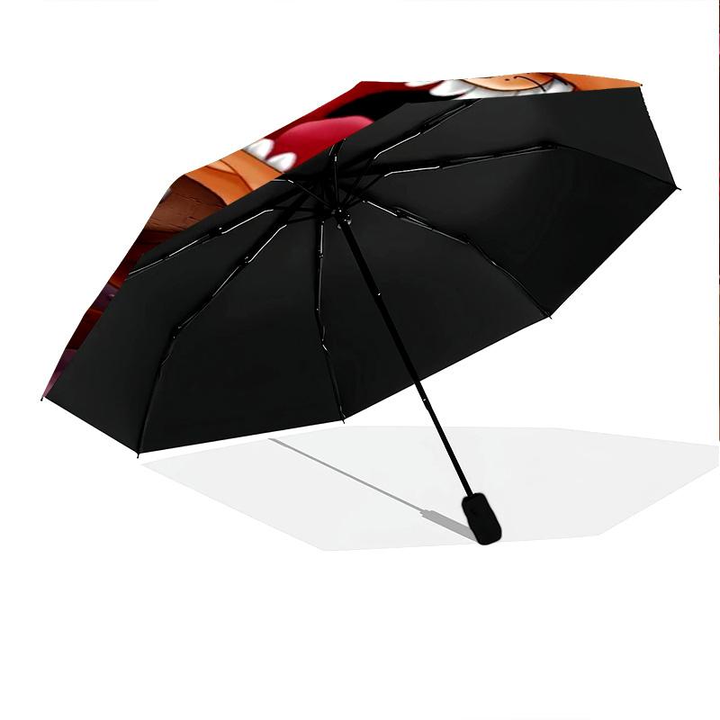 Best Lovers Attitude Tongue Folding Umbrella Suitable For All Seasons Portable Light Umbrella Three Folds