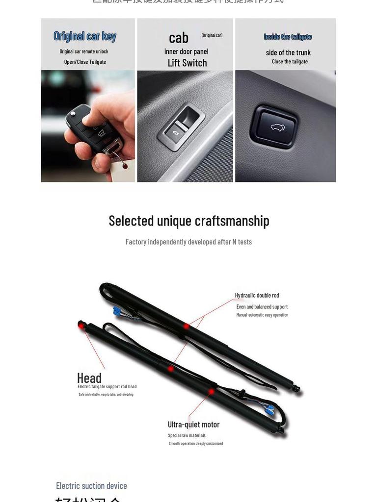 Original Electric Tailgate for Dongfeng: Fengshen AX7, Fengxing Jingyi X5, T5EVO, Yixuan GS