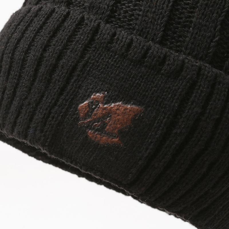 Hat Unisex Knitted Hat Scarf Hat Two-piece Set Peaked Hat Ear Protector Hat Cycling Cold Resistant Warm Set