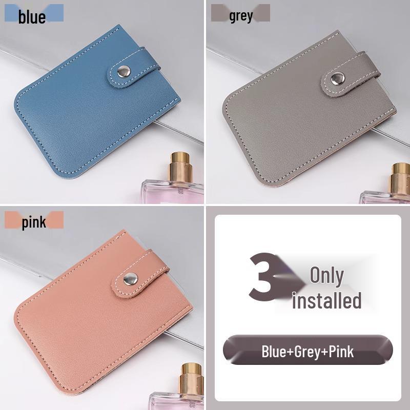 Compact Anti-Demagnetization Multi-Slot Card Holder: Large Capacity ID & Bank Card Wallet Sleeve