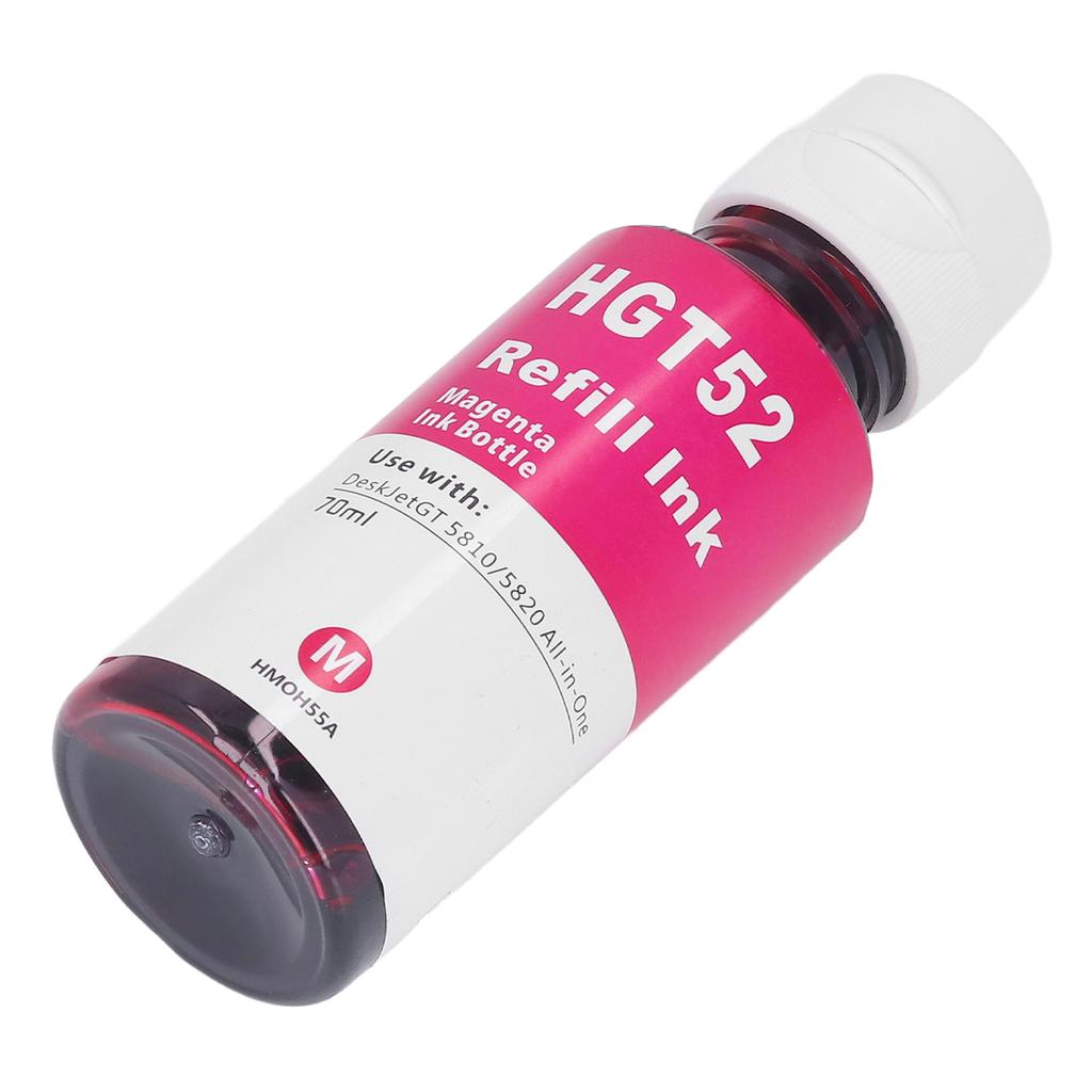 70ML Capacity Refill Ink Bottled Printing Ink Replacement for HP GT5810 5820 Printer Red