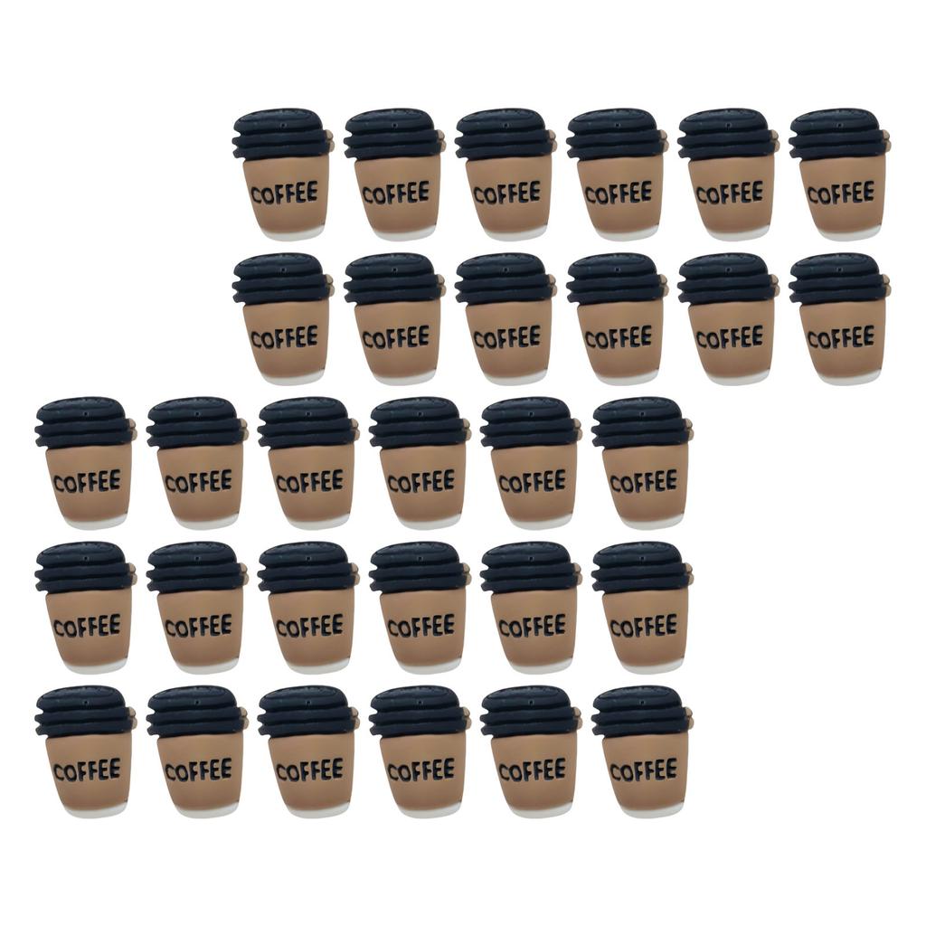 Coffee Cup Shaped Corkboard Push Pin Set Craft from Sturdy Resin Materials Cork for Office and Home Decoration