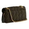Coach Tabby 26 Shoulder Bag Quilted Suede Olive Green Gold Hardware Chain Women's Crossbody Handbag, Casual Daily Business Travel Commute CW620-B4OL