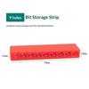 1Pcs 4-32 Hole 1/4 Holder Screwdriver Storage Box Hex Shank Screwdriver Plastic Screwdriver Storage Screwdriver Bit Holder