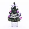 Useful Accessories Practical Christmas Tree Ornament Festival Mini Portable 20cm Artificial Desk Miniature PVC