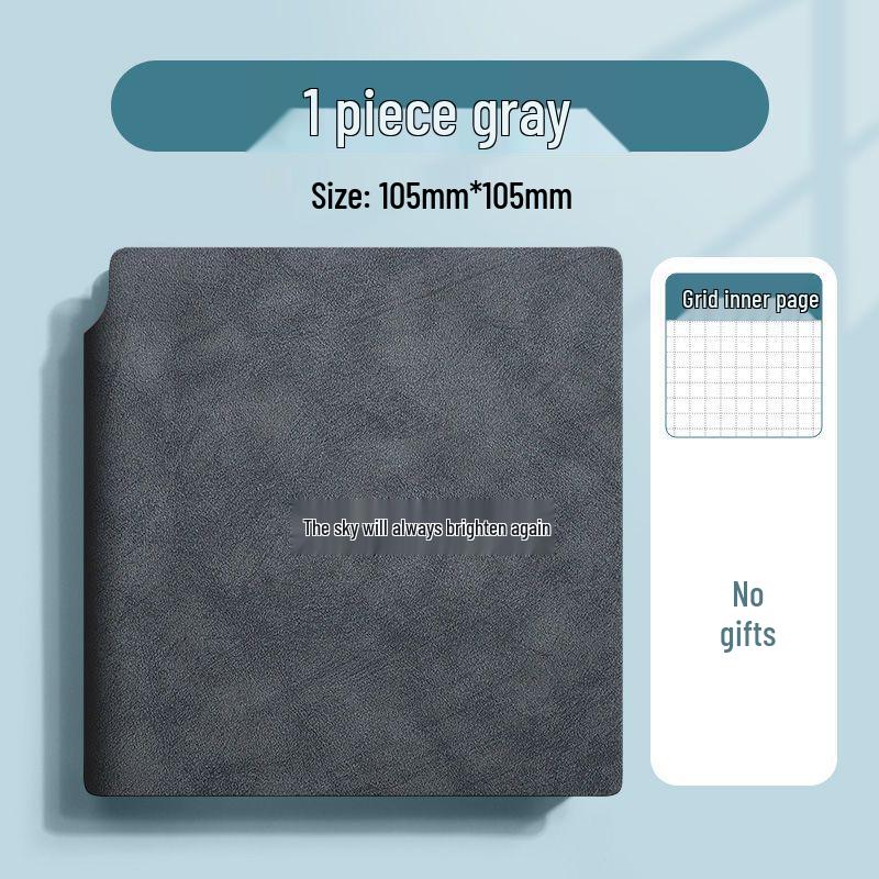 Fickduk: Portabelt rutat anteckningsblock & Praktisk anteckningsbok