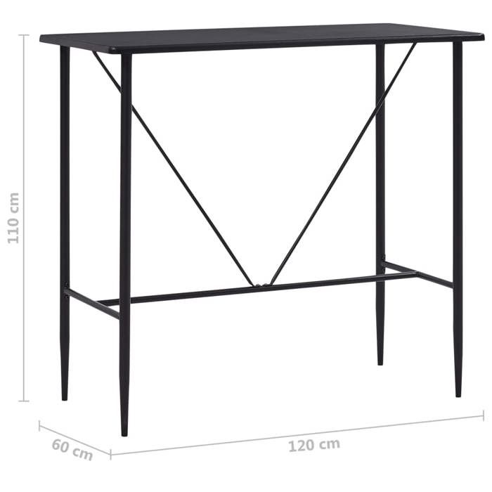 VidaXL Ensemble de Bar 5 pcs Mobilier de Bistrot Meubles de Comptoir Table et Chaises de Pub Jardin Cuisine Maison 3051297