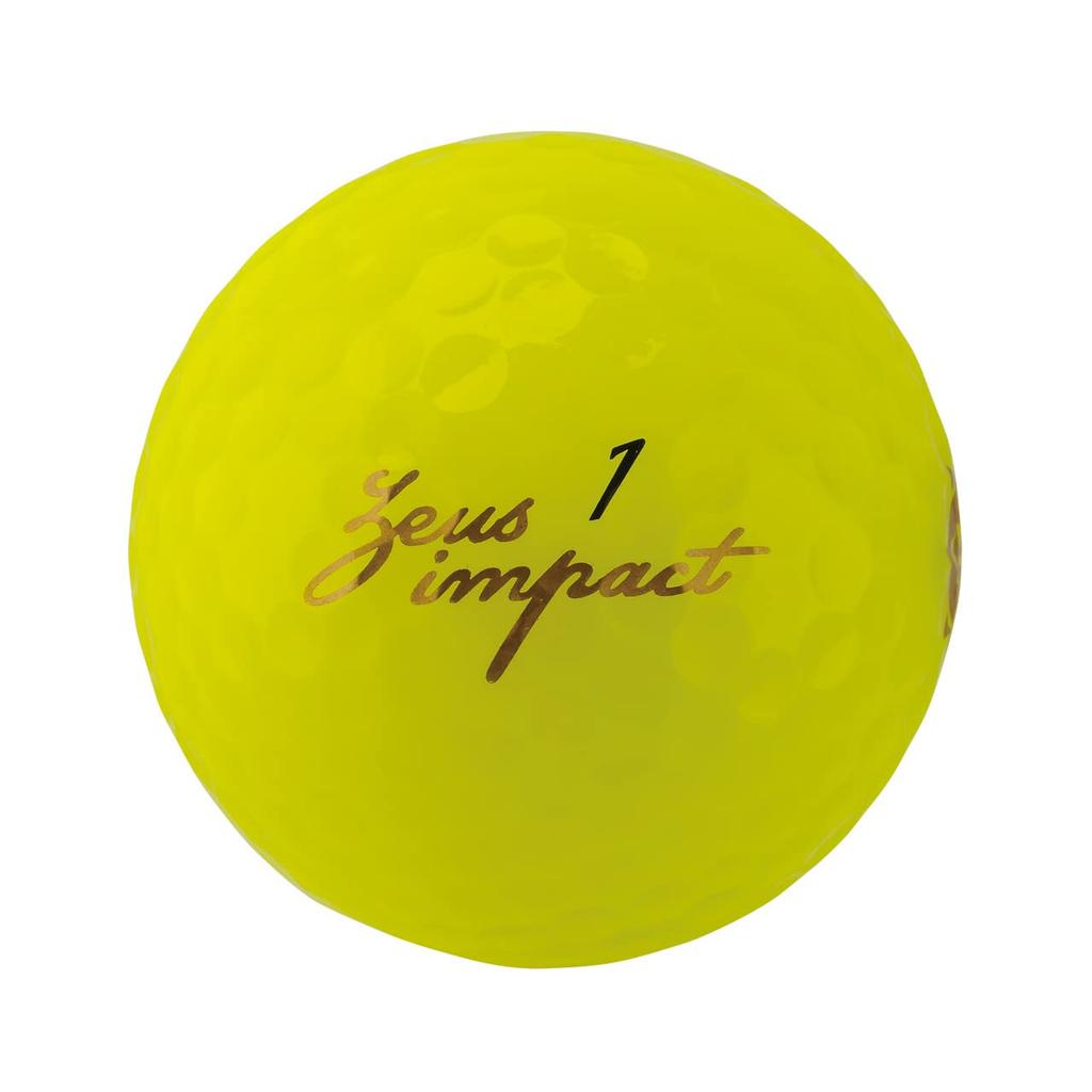 Kasco Golf Ball Zeus Impact 3 Yellow