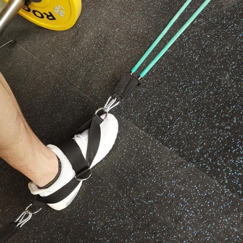 1Pair Foot Ankle Strap Guard  Adjust Fitness Attachments Ankle Strap Leg Exercise Abductor Resistance Band