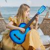 Classical Guitar, 780 mm, Wood Classical Guitar Starter Kit for Beginners, with Nylon Strings, Gig Bag, Strap, Tuner, Extra Strings, Picks, Capo,