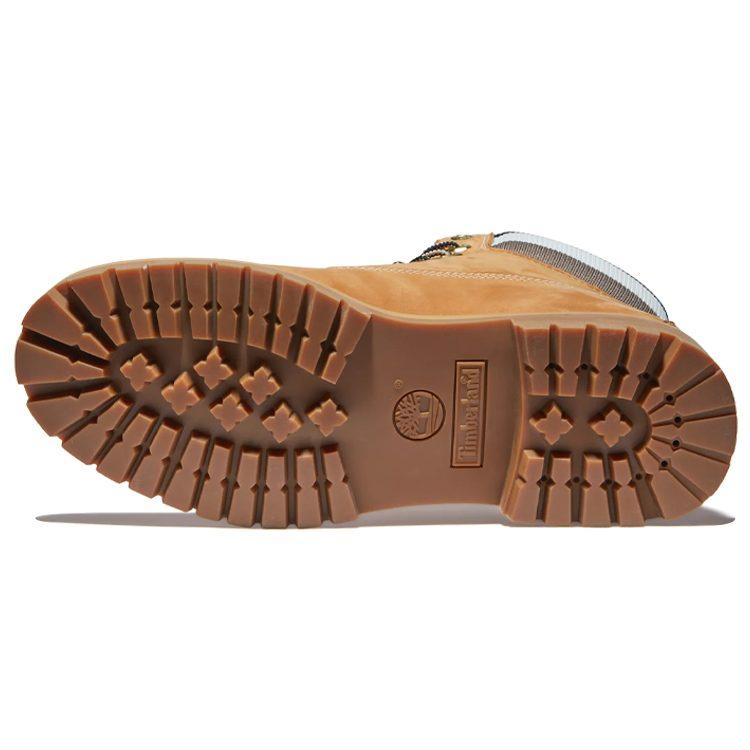 Timberland Bocanc Impermeabil Heritage de 6 Inch 'Wheat Nubuck Cu Negru' A2GYX231