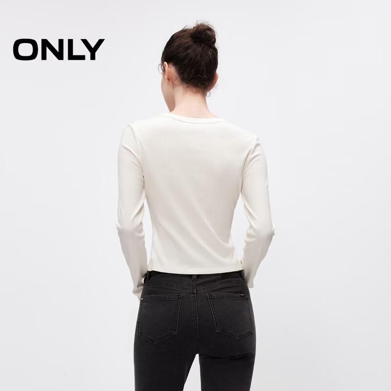 ONLY Women's Slim-Fit Rhinestone T-Shirt