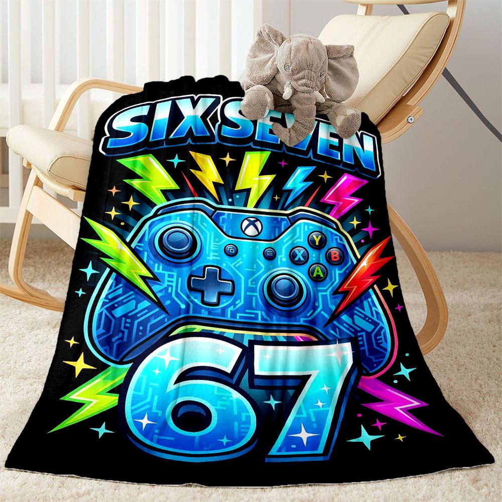 Sixty-seven Blanket,Suitable for sofas, offices, travel, living rooms, Gifts to relatives and friends, Blanket,Suitable for all seasons.
