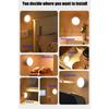 Night Light Rotatable Wireless Motion Sensor LED Night Lights USB Rechargeable Bedroom Corridohting Motion Sensor Light Led Lamp