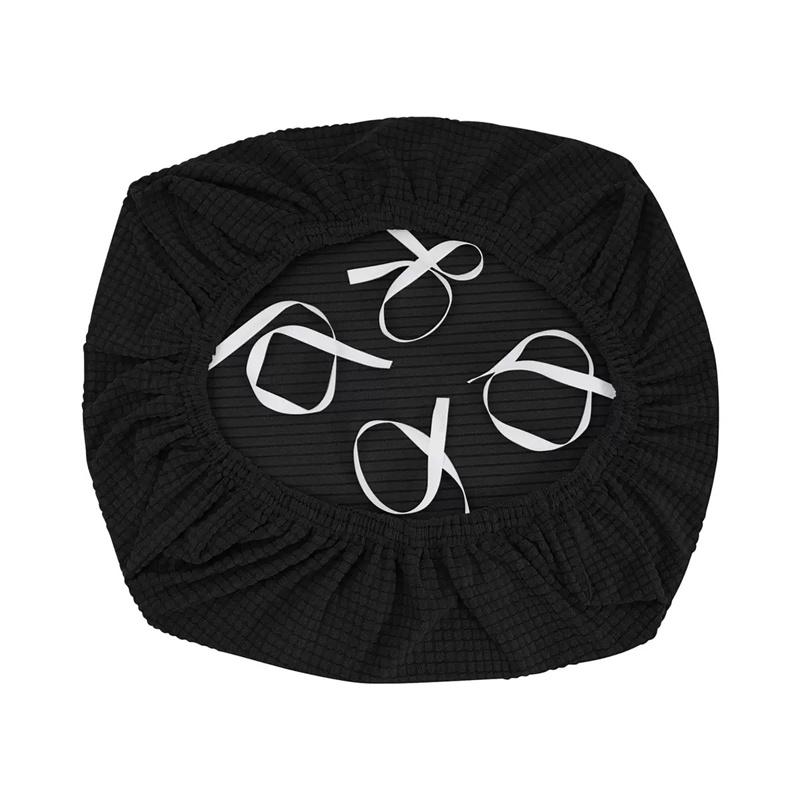 

1Piece Plush Plush Artificial Particles Chair Cover With Elastic Closure, Non-Slip Workspace & Furniture Protector For All Chair Types