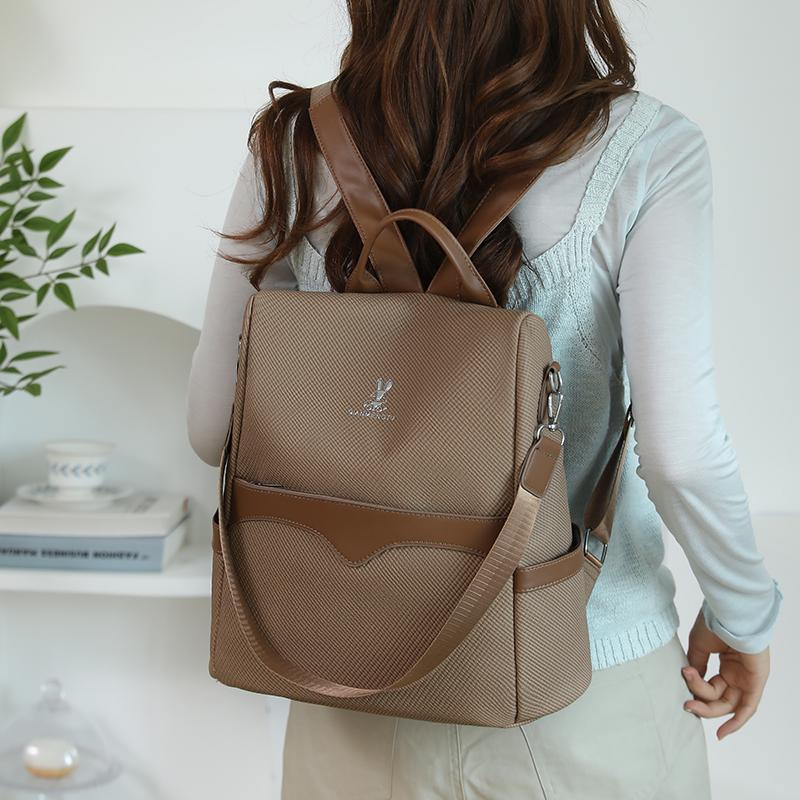 Anti-theft Backpack Women's Commuter Multi-function Oxford Backpack Student Schoolbag