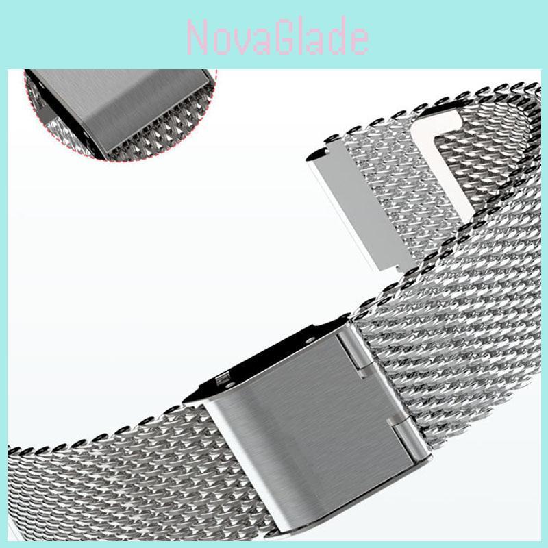 Exquisite Luxury Wrist Strap Metal Wristband For Xiaomi Mi Band 3 In Magnetic Stainless Steel