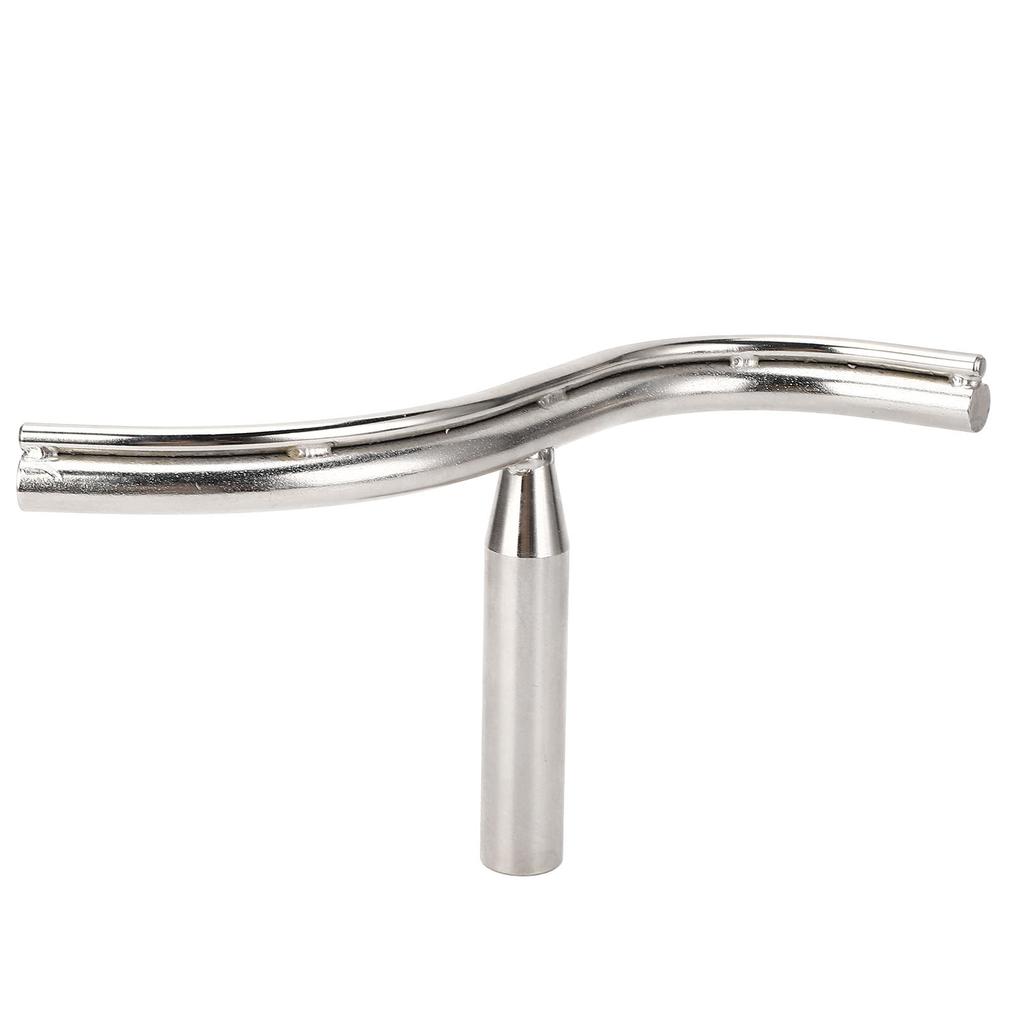 S Curved Lathe Tool Rest 1 Inch Post Alloy Steel Woodworking Bowl Turning Tool Holder