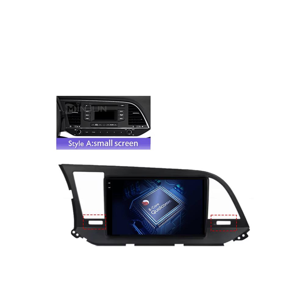 Android 14 Qualcomm Car Radio For Hyundai Elantra 6 2016-2018 Multimedia Video Player Stereo Touch Screen WIFI 4G Navigation GPS