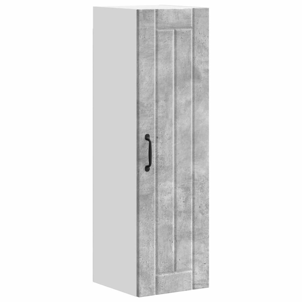 Wall Cabinet LUCCA Concrete Grey 30 x 31 x 100 cm Engineered Wood