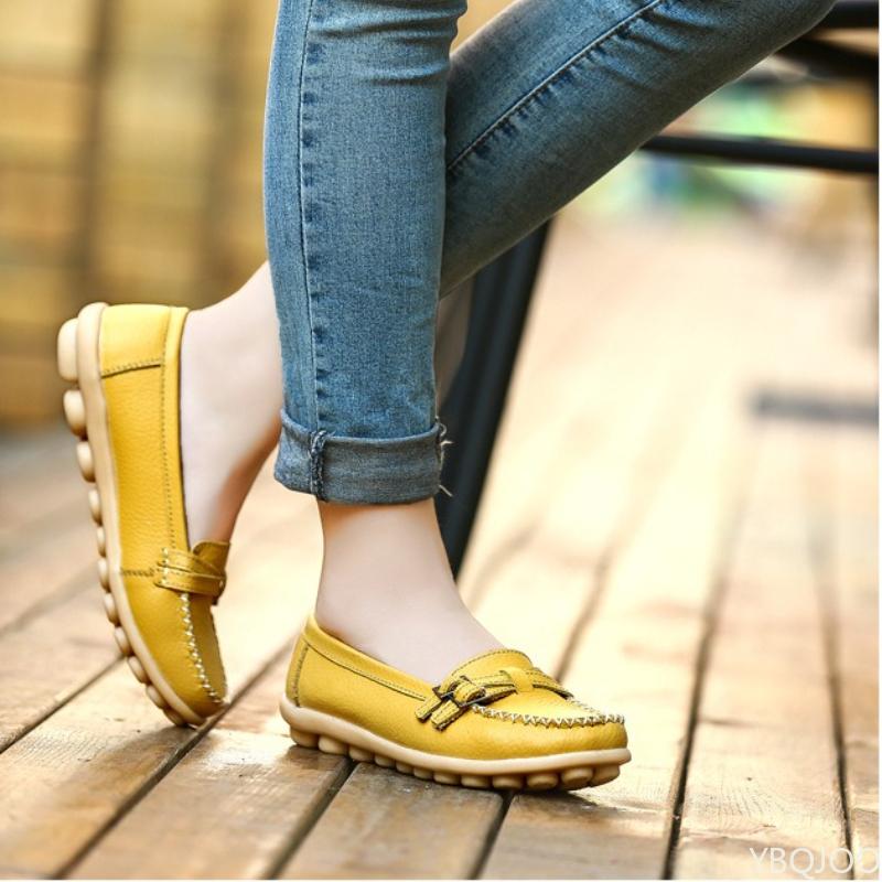 Fashion Autumn winter new white shoes casual flat heels breathable comfortable for middle-aged elderly people women's flat shoes