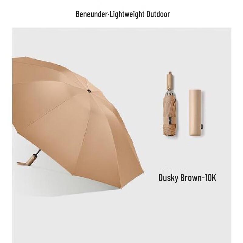 Beneunder 10-Rib Reinforced Reverse Folding Umbrella