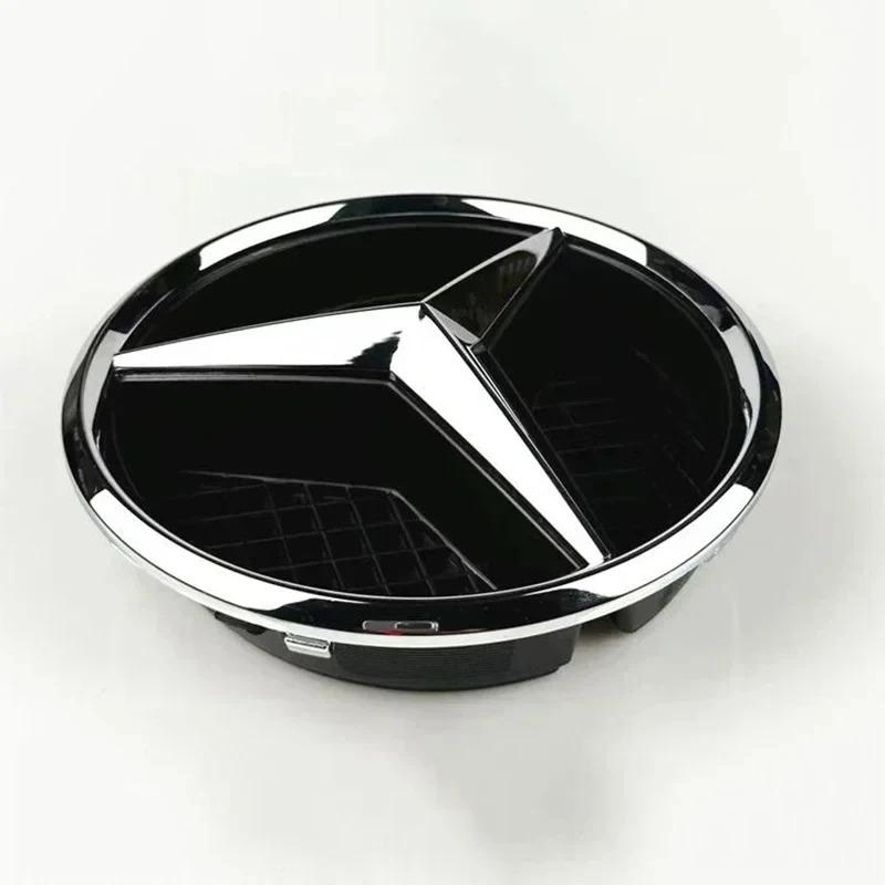 For Mercedes Benz 3D Car Grill Emblem Star Badge Front Grill Logo W204 W205 W213 X253 A B C E S CLA GLB GLC GLE GLS Accessories1 OX4