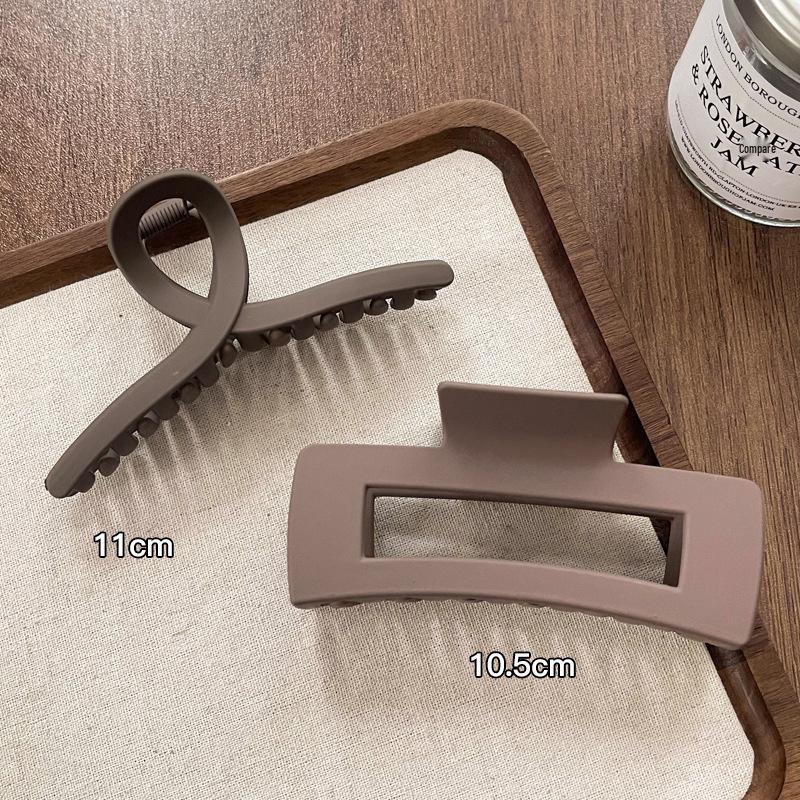Elegant Large Hair Claw Clip for Thick Hair - High-End Korean Updo Shark Clip