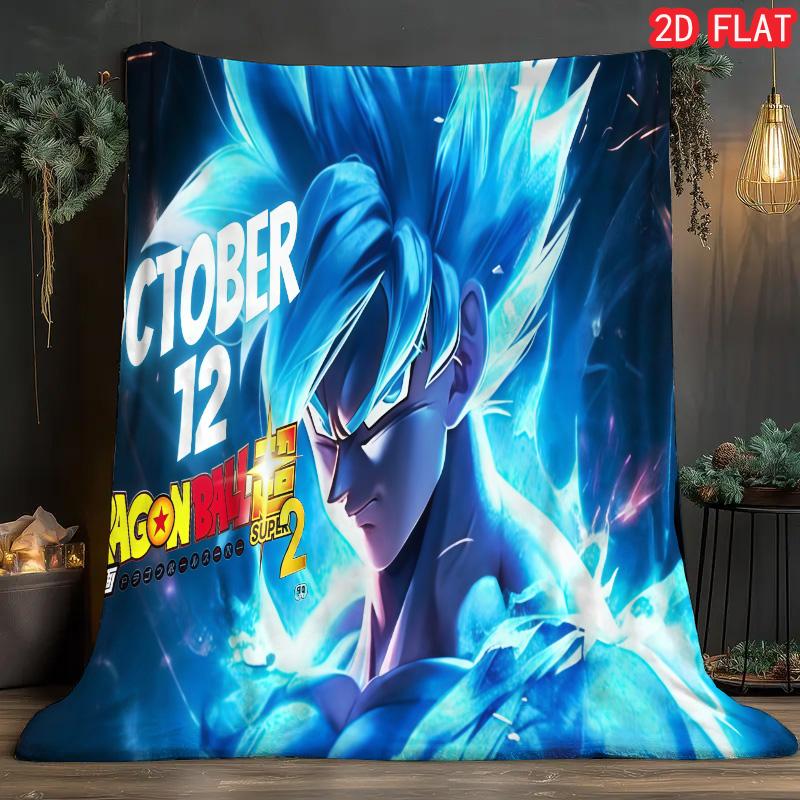 

Dragon Ball Outdoor Leisure Blanket Portable Flannel Warm Blanket for Camping Park THW 75x90cm