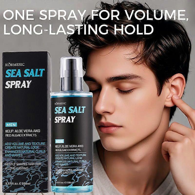 Sea Salt Spray for Men - Hair Texturizing Spray with Kelp, Aloe Vera and Red Algae Extract - Surf Sprays to Add Volume and Texture for Men and Women B