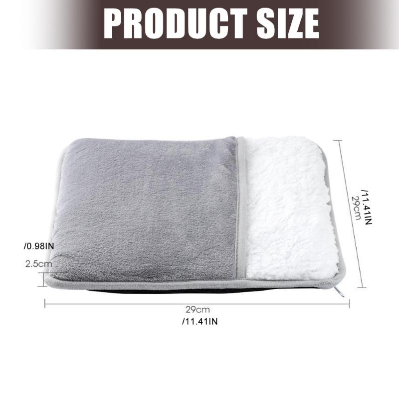 Low Voltages Electric Foot Warmer with Soft Fleece Fabric Ensuring Safety and Comfort for Elderly and Children