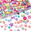 20-200 stk Akryl Søte Hjerte Stjerne Perler For DIY Halskjede Armbånd Øredobber Smykkefremstilling Håndverkstilbehør