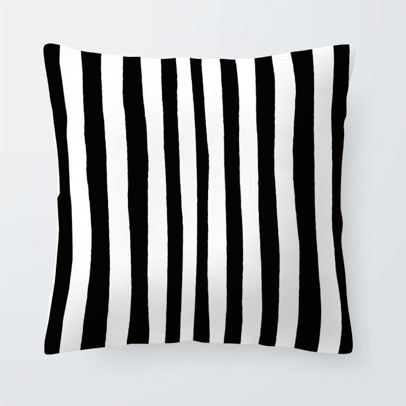 Скандинавский стиль натуральные аксессуары для вечеринок дома наволочка животное зебра подушка черно-белая 40x40cm 1497₽