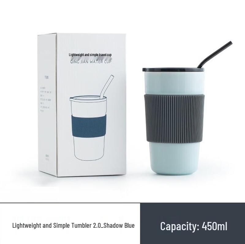 Mr. Nanshan Nordic Ceramic Mug with Lid and Straw