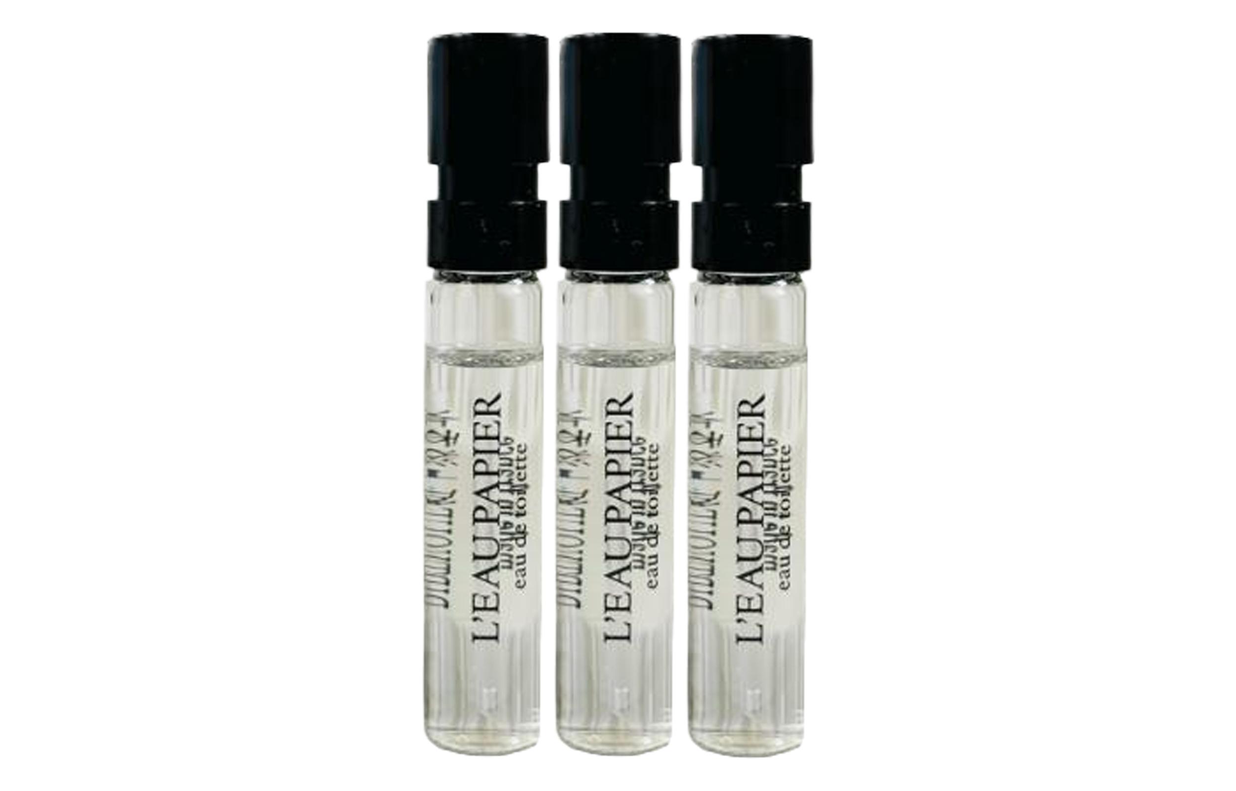 Diptyque Papīra smaržu paraugu komplekts Eau